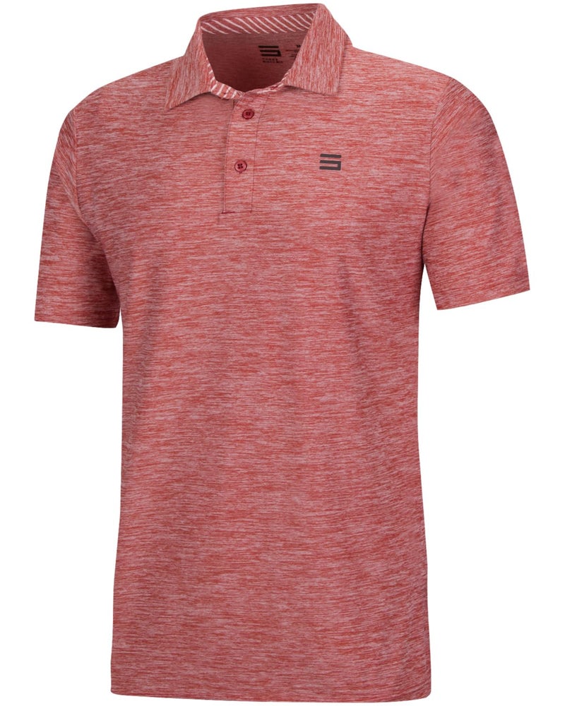 Three Sixty Six Golf Shirts for Men - Dry Fit Short-Sleeve Polo, Athletic Casual Collared T-Shirt - Image 1